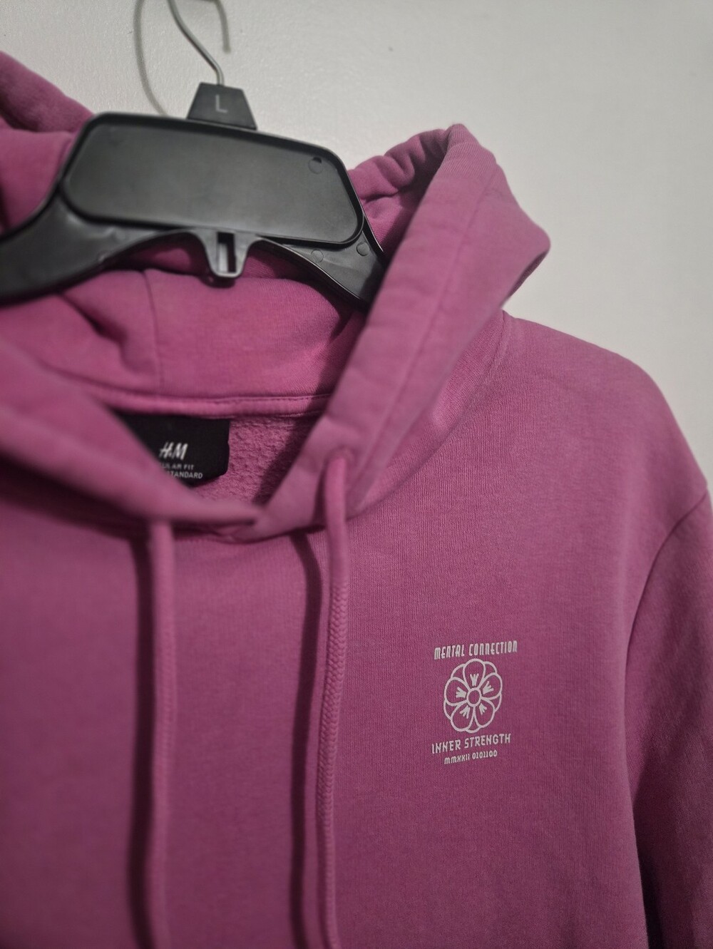 H&M mental connection graphic hoodie